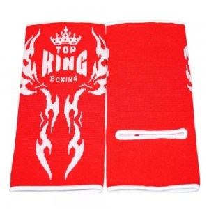 Хлопковая защита голени Top King (TKANG-02 red)